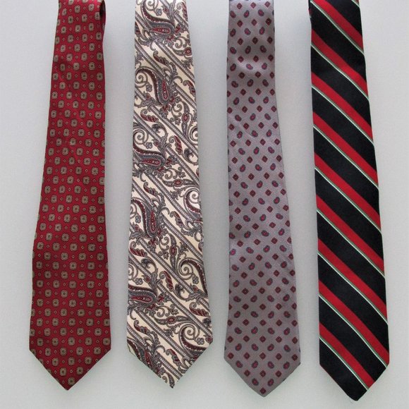 Assorted Accessories Vintage Mens Ties Lot Of 4 Poshmark